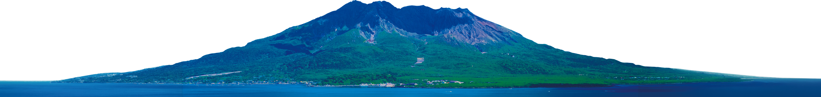 桜島と錦江湾